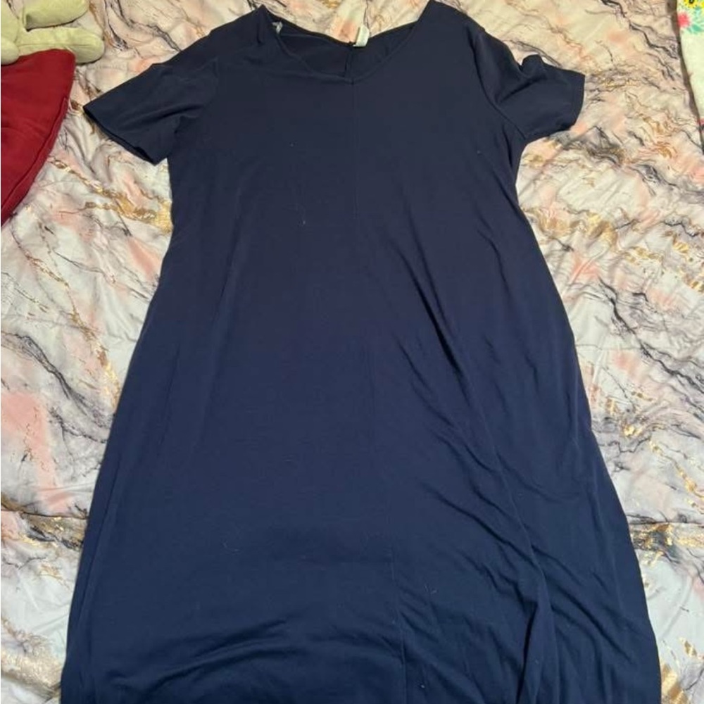 Elegant Navy Blue Dress